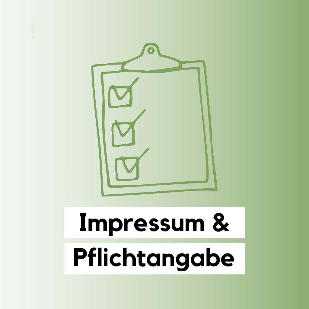 Agiwee - Rechtssicher verkaufen - alfima - Impressum & Pflichtangabe